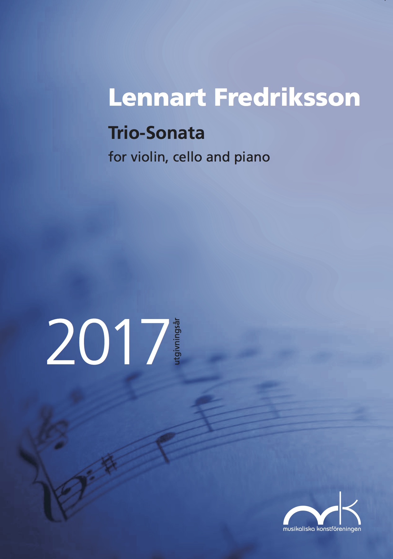 Omslag Fredriksson Trio-Sonata